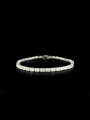Lab grown diamond tennis bracelet