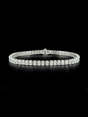 Lab grown diamond tennis bracelet