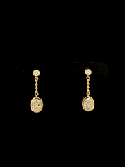 Lab grown diamond dangling earring