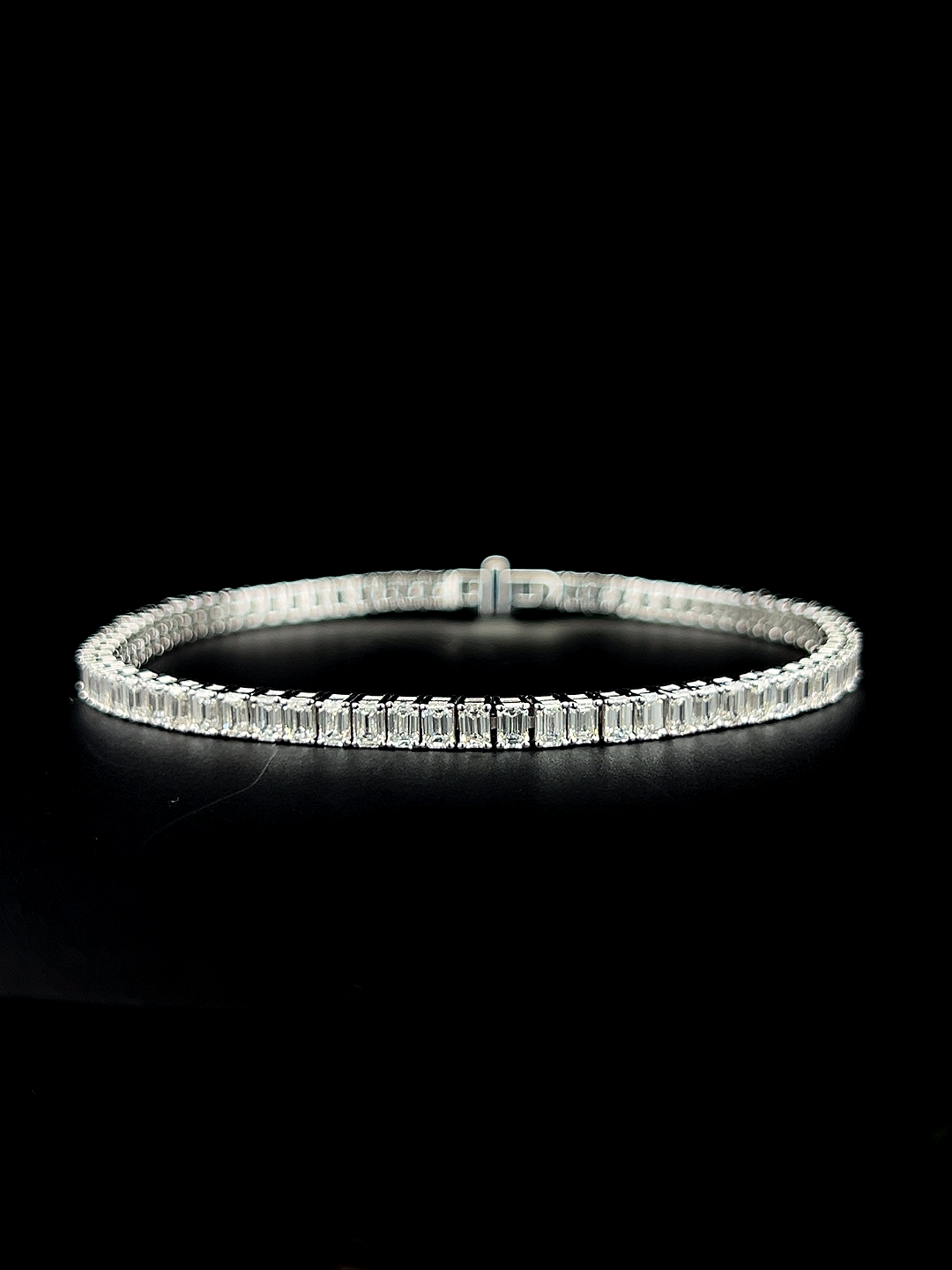 Lab grown diamond fancy shape bracelet