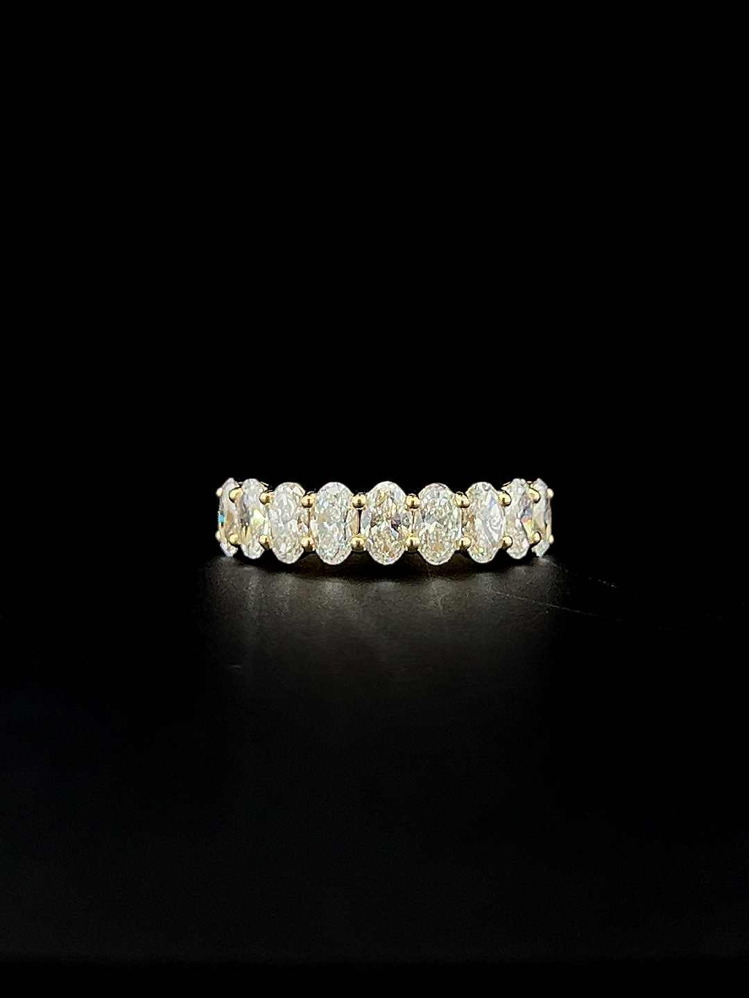 Lab grown diamond 9 stone rings