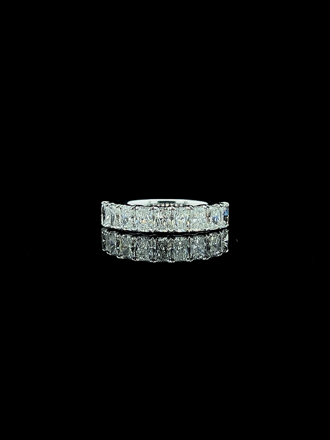 Lab grown diamond 9 stone rings