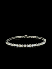 Lab grown diamond tennis bracelet