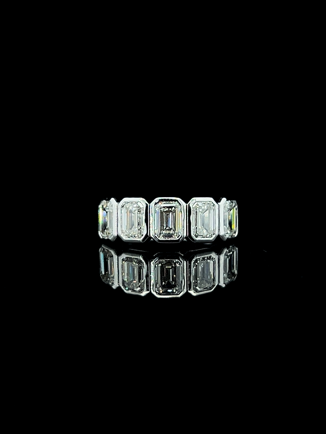 Lab grown diamond 7 stone rings