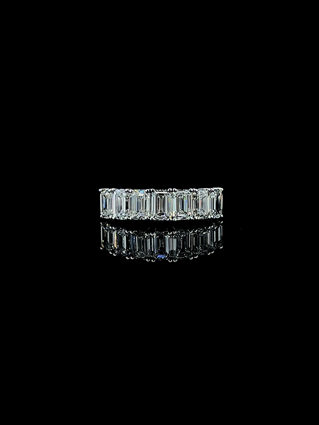 Lab grown diamond 7 stone rings