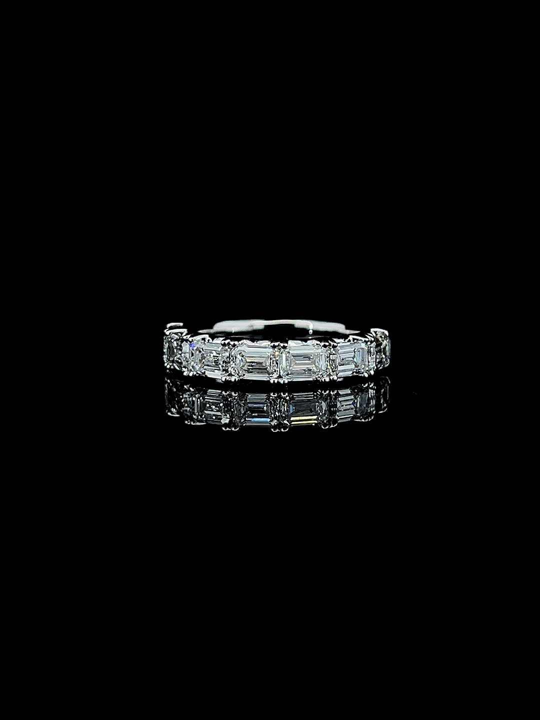 Lab grown diamond 7 stone rings