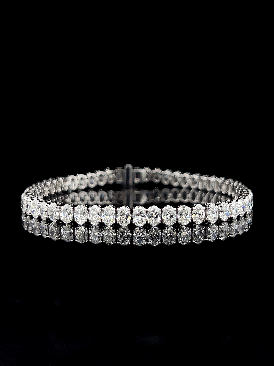 Lab grown diamond fancy shape bracelet