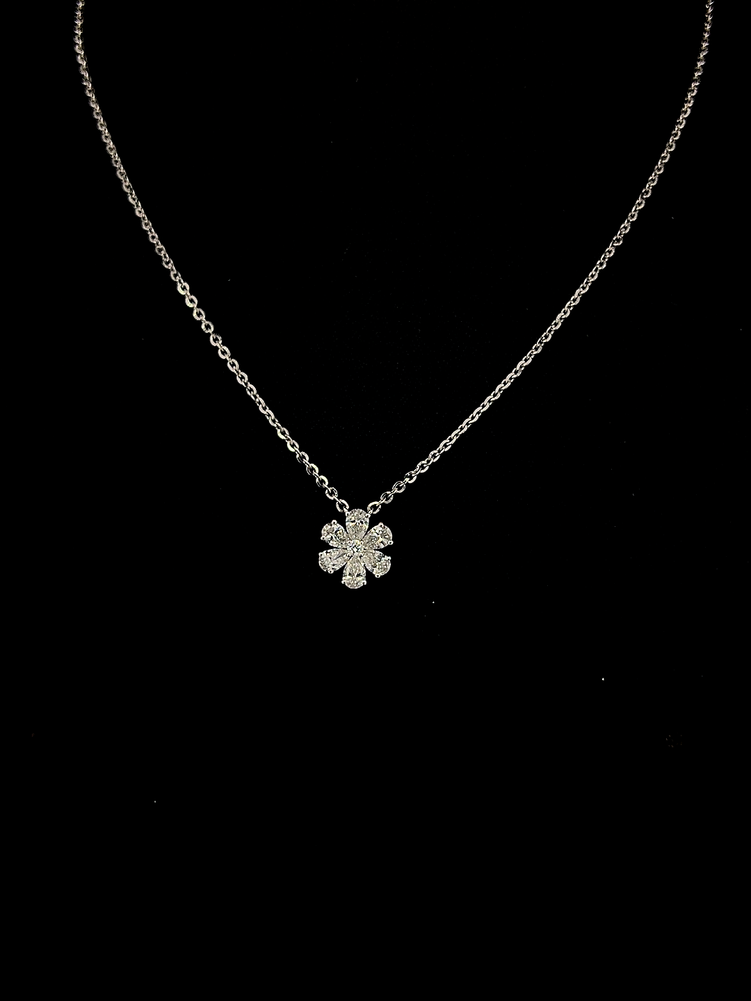 Lab grown diamond pendant