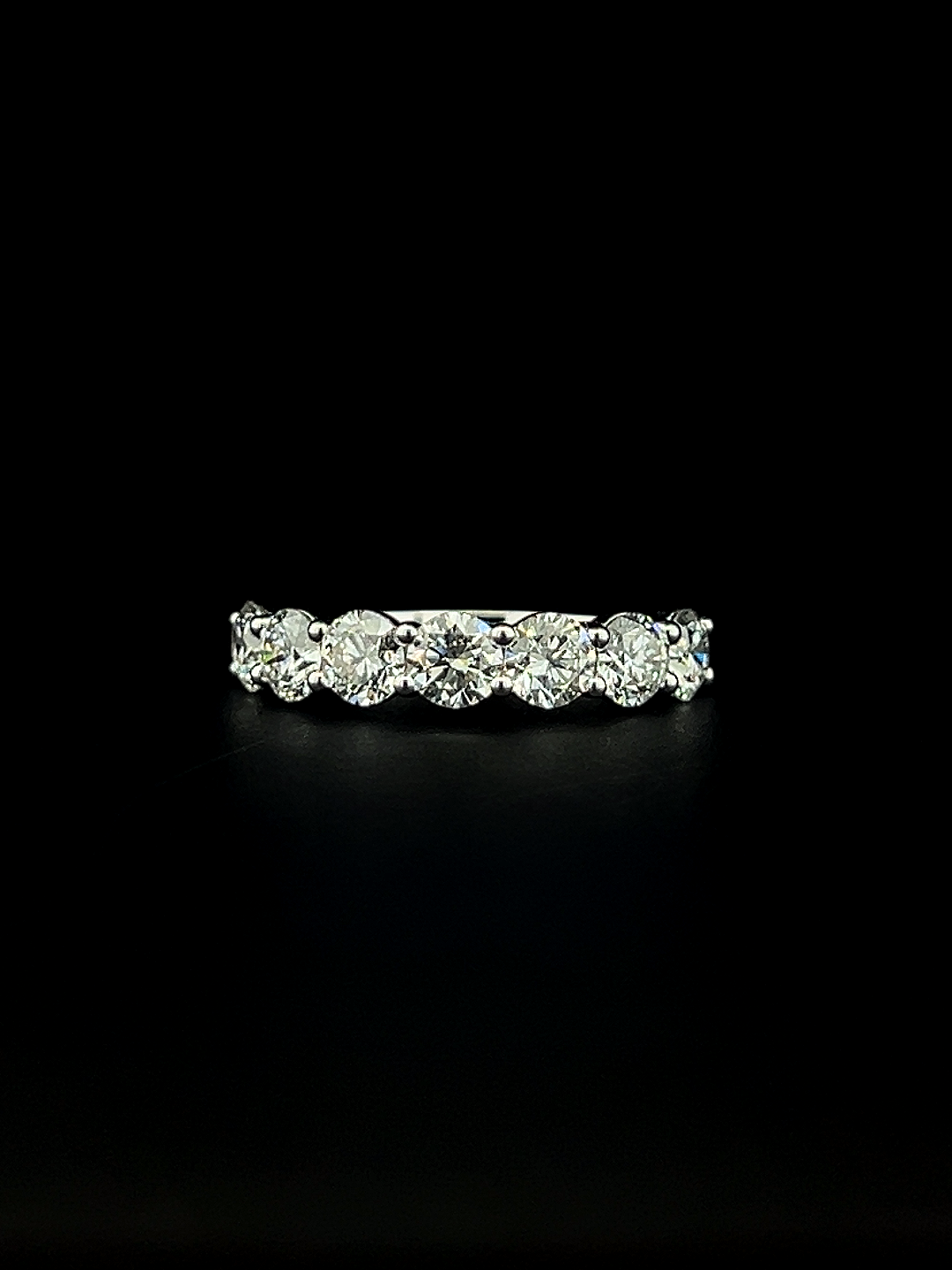 Lab grown diamond 9 stone rings