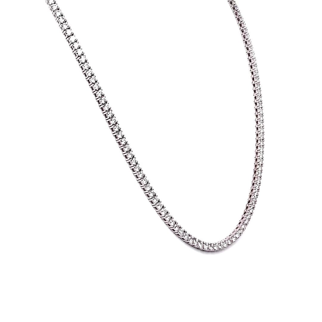 Lab Grown Diamond Tennis Necklace