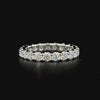 Lab grown diamond eternity band rings