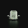 Lab grown diamond bezel rings