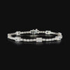Lab grown diamond fancy shape bracelet