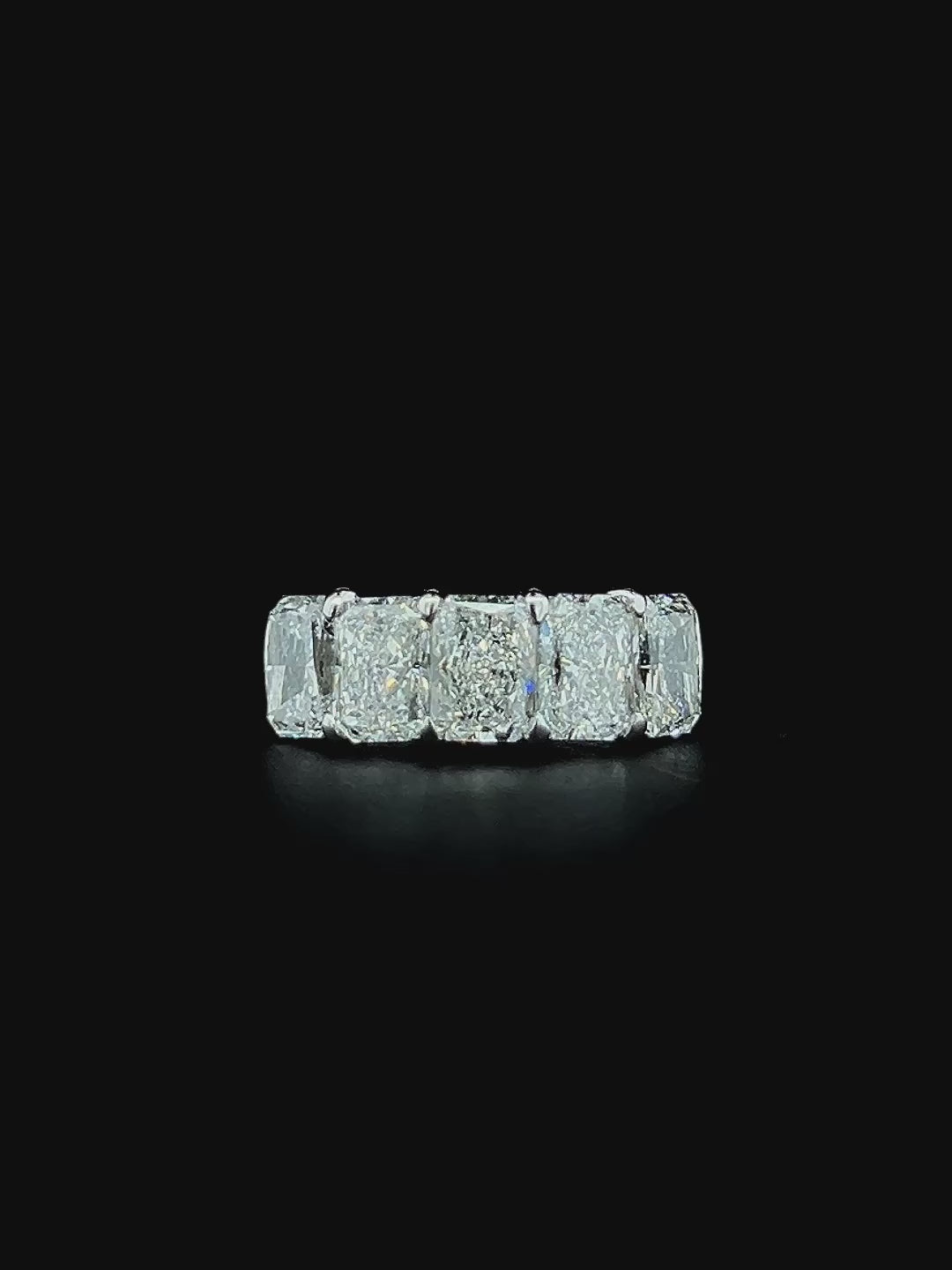 Lab grown diamond 7 stone rings