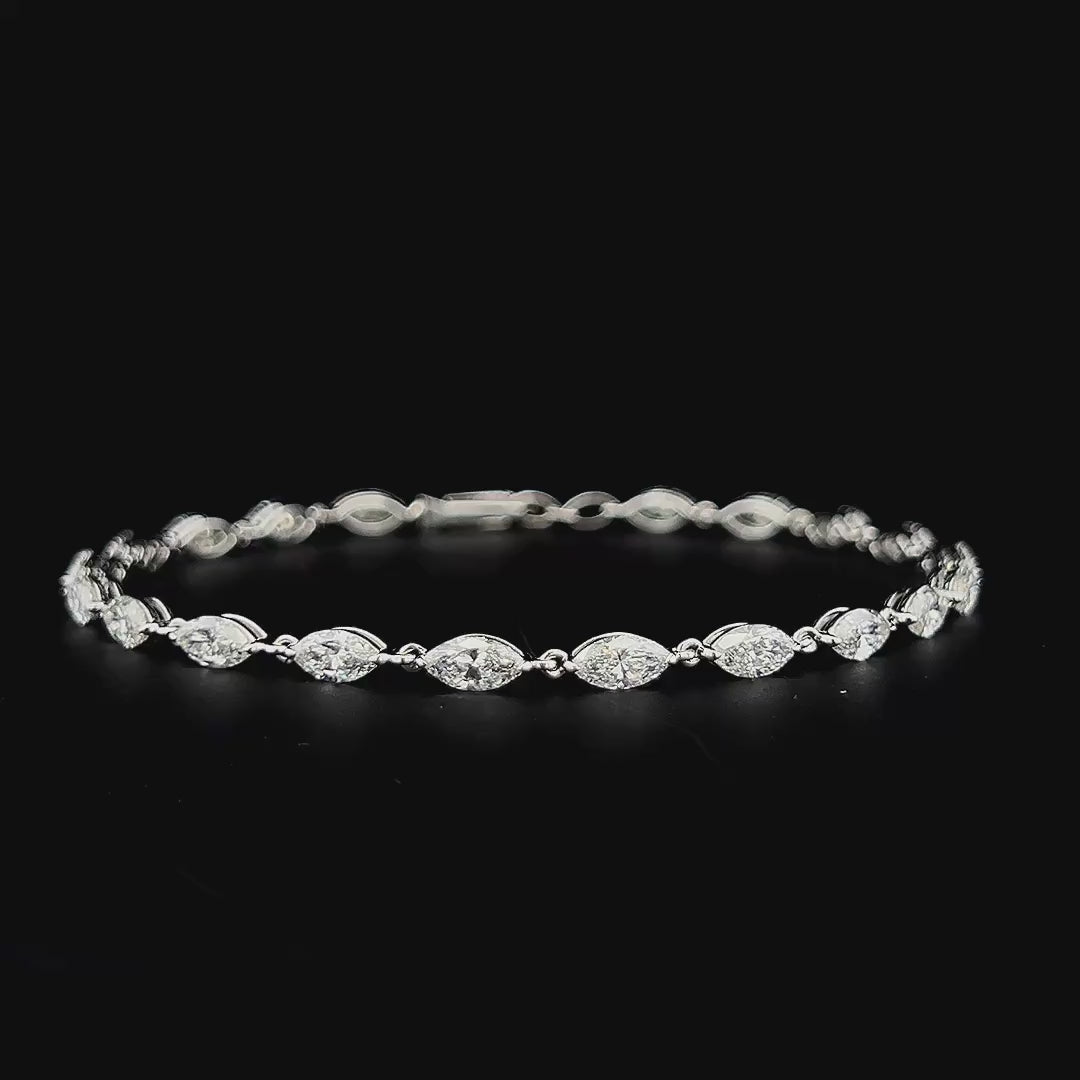 Lab grown diamond cuff bracelet
