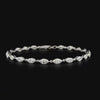 Lab grown diamond cuff bracelet
