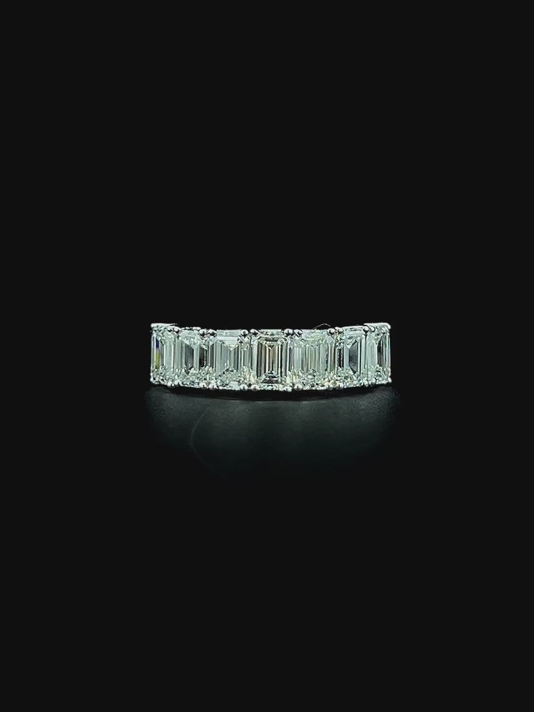 Lab grown diamond 7 stone rings