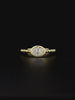 Lab grown diamond bezel ring