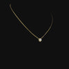 Lab grown diamond pendant necklace