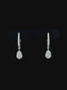 Lab grown diamond dangling earring