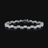 Lab grown diamond fancy shape bracelet