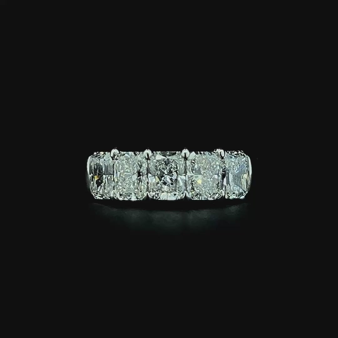 Lab grown diamond 5 stone rings