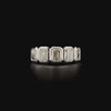 Lab grown diamond bezel rings