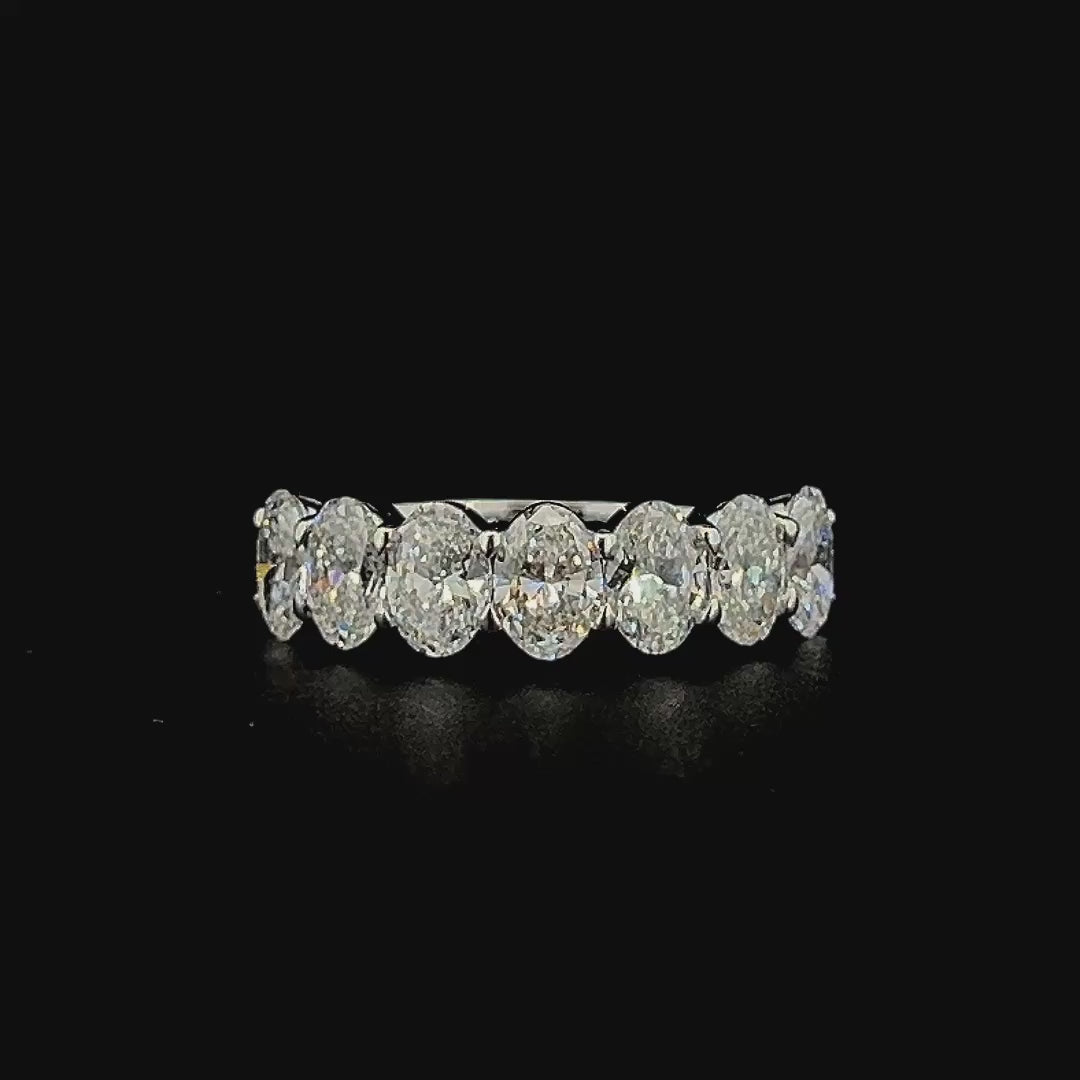Lab grown diamond 7 stone rings