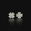 Lab grown diamond pushback stud earring