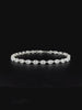 Lab grown diamond cuff bracelet
