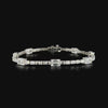 Lab grown diamond fancy shape bracelet