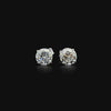 Lab grown diamond pushback stud earring