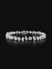 Lab grown diamond cuff bracelet