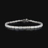 Lab grown diamond fancy shape bracelet