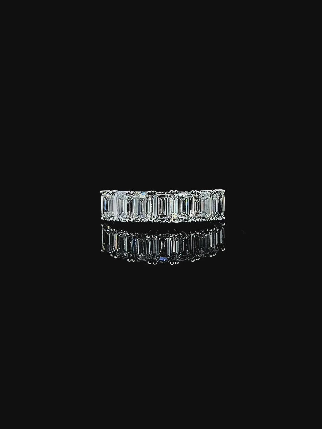 Lab grown diamond 7 stone rings