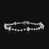 Lab grown diamond fancy shape bracelet