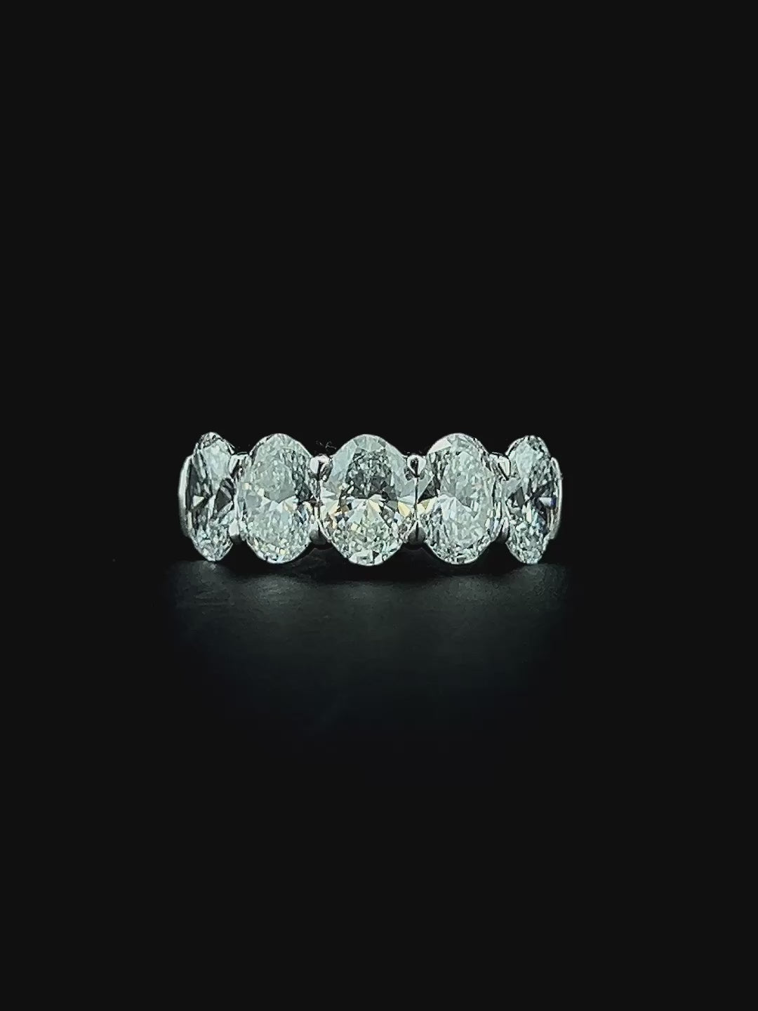 Lab grown diamond 5 stone rings