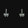 Lab grown diamond dangling earring