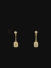 Lab grown diamond dangling earring