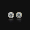 Lab grown diamond pushback stud earring