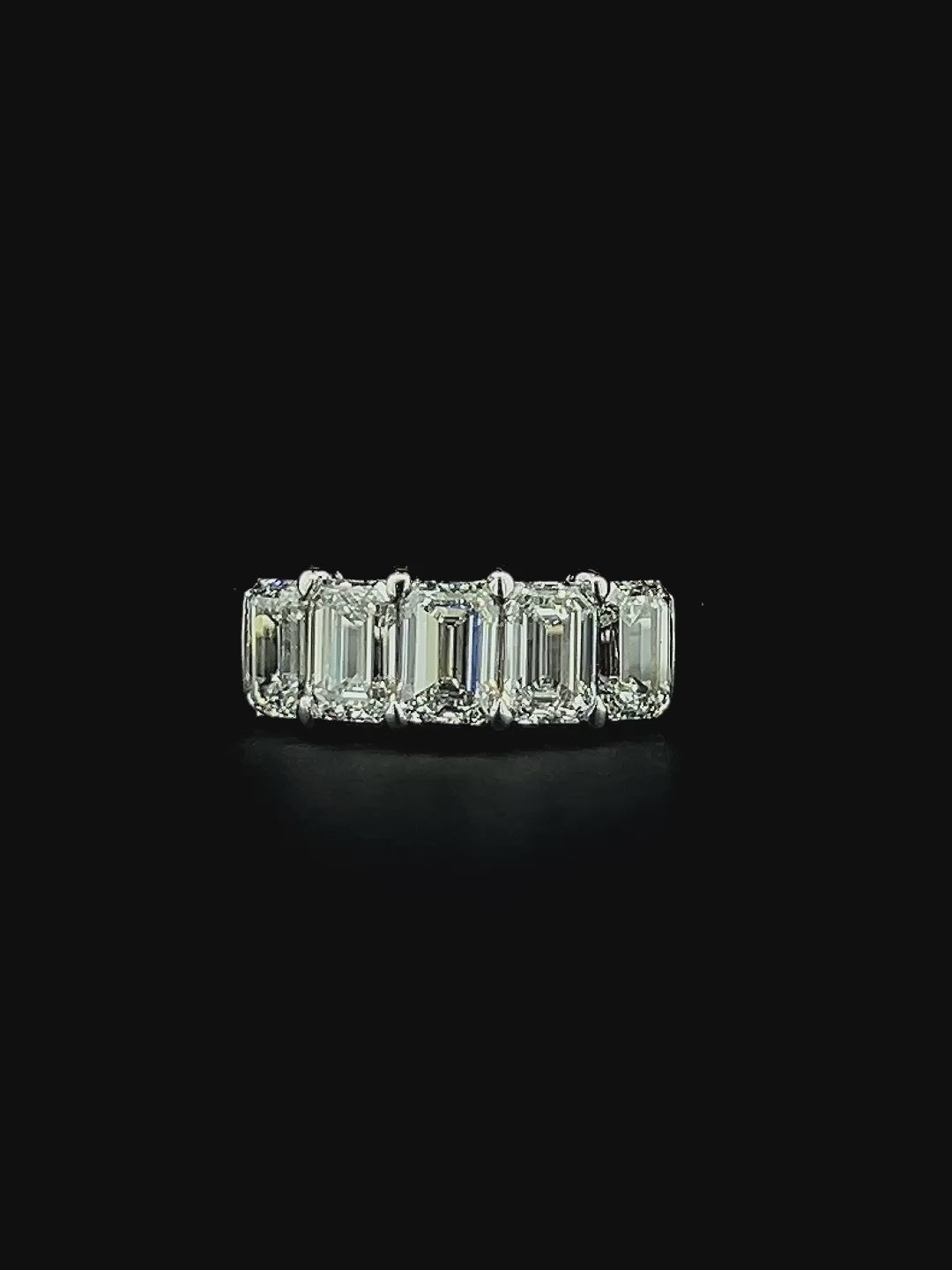 Lab grown diamond 5 stone rings