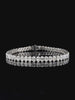 Lab grown diamond fancy shape bracelet