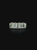 Lab grown diamond anniversary band rings