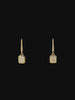 Lab grown diamond dangling earring