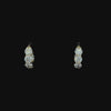 Lab grown diamond huggies earring