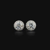 Lab grown diamond pushback stud earring