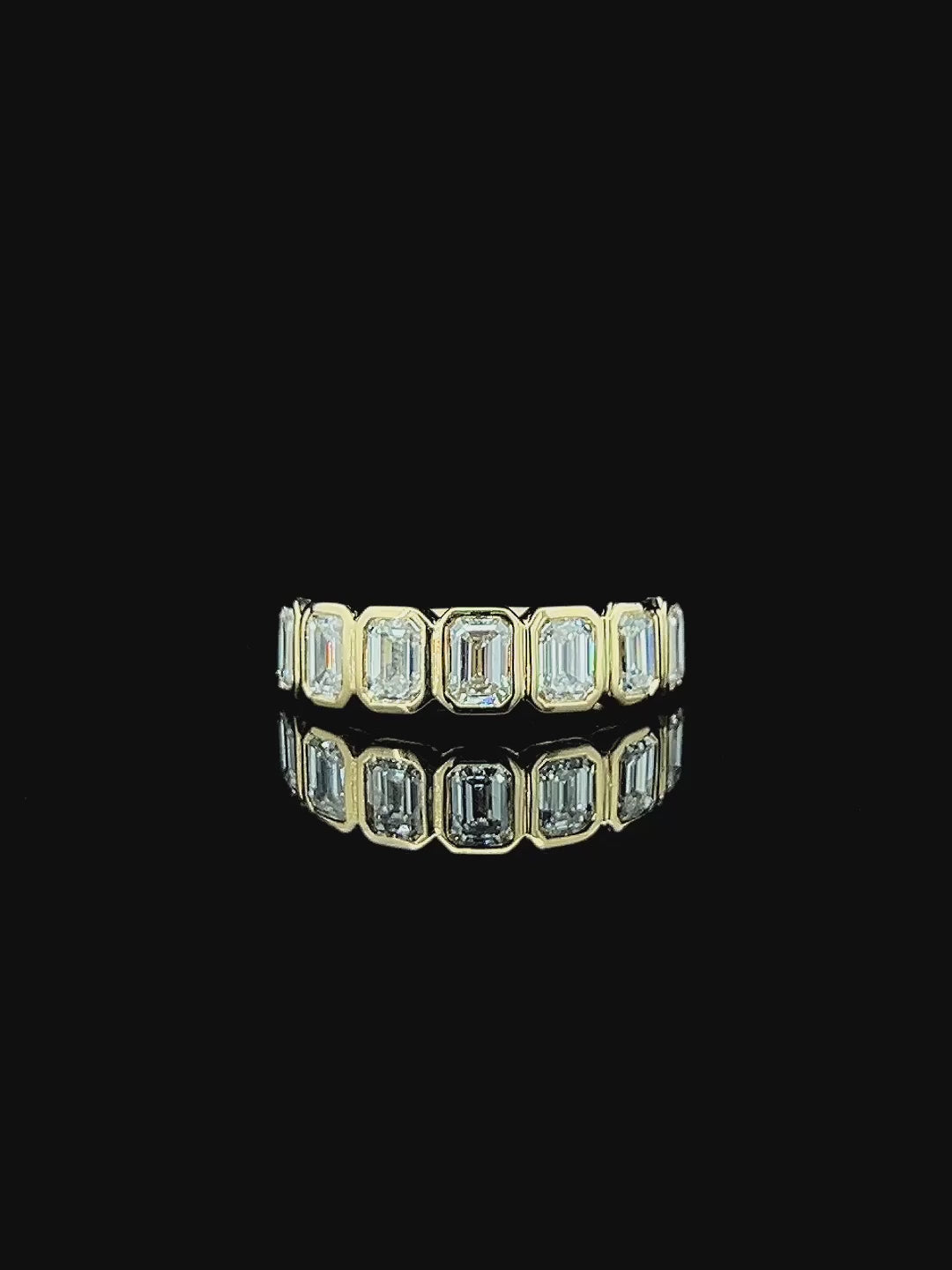 Lab grown diamond 5 stone rings
