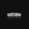 Lab grown diamond 5 stone ring
