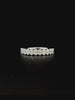 Lab grown diamond wedding band rings