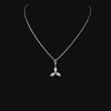 Lab grown diamond pendant